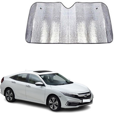 SPREADX Windshield Sun Shade For Honda Civic(Silver)