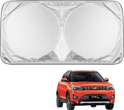 MOCKHE Windshield Sun Shade For Mahindra XUV 300(Silver)
