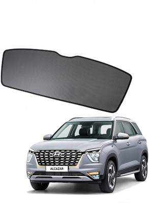 AuTO ADDiCT Rear Window Sun Shade For Hyundai Alcazar(Black)