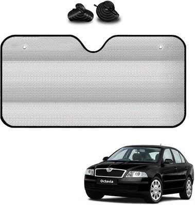 COSMOGEAR Windshield, Dashboard, Rear Window Sun Shade For Skoda Octavia(Silver)