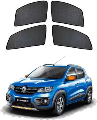 RAKRISH Rear Window, Side Window Sun Shade For Renault(Black)