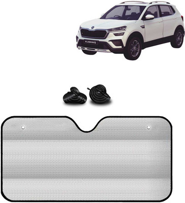 Kingsway Windshield, Dashboard Sun Shade For Skoda Kushaq(Silver)