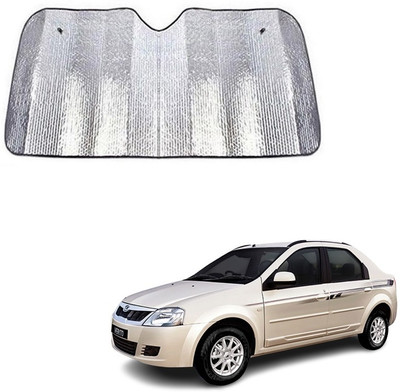 SPREADX Windshield Sun Shade For Mahindra Verito(Silver)