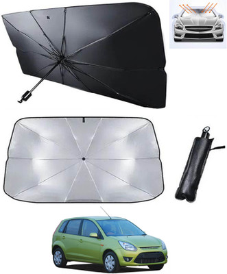MATIES Windshield Sun Shade For Ford Figo(Silver)