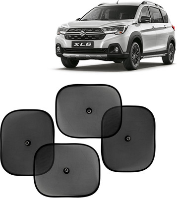 Kingsway Side Window, Rear Window, Windshield Sun Shade For Maruti Suzuki XL6(Black)
