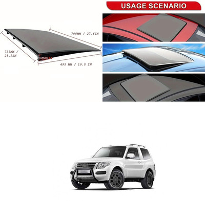 XZRTZ Sun Roof Sun Shade For Maruti Suzuki Universal For Car(Black)