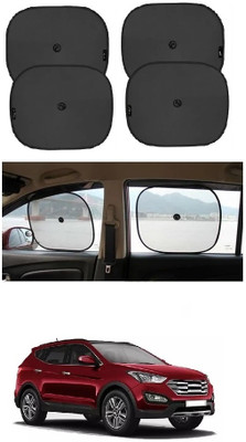 Suprozo Side Window, Rear Window Sun Shade For Hyundai Santa Fe(Black)