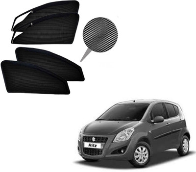 MASS VECHICLE Rear Window, Side Window Sun Shade For Maruti Suzuki Ritz(Black)