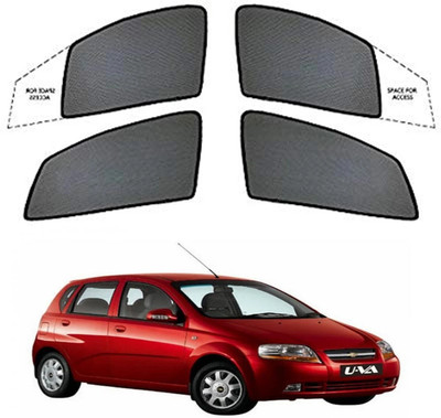 Magnetic Rear Window Sun Shade For Chevrolet Aveo U-VA(Black)