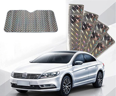 AUTO PEARL Windshield Sun Shade For Universal For Car Universal For Car(Silver)