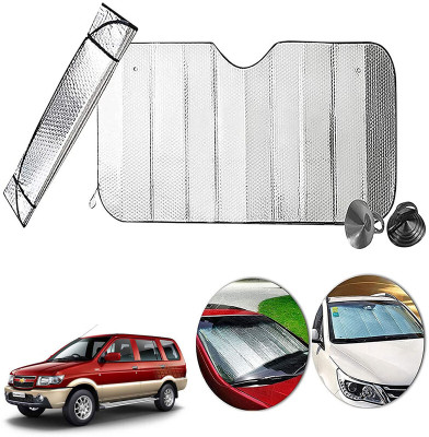 AUTO PEARL Dashboard, Windshield Sun Shade For Chevrolet Tavera(Silver)
