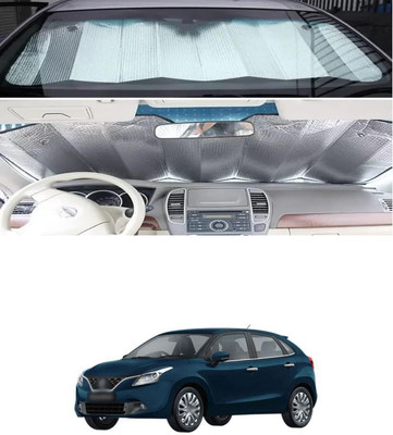XZRTZ Windshield Sun Shade For MG Hector(Silver)