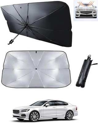 RKPSP Windshield Sun Shade For Volvo S90(Black, Silver)