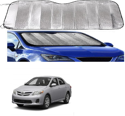 ROSHNEER ENTERPRISES Windshield Sun Shade For Toyota Corolla(Silver)