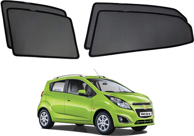 RAKRISH Rear Window, Side Window Sun Shade For Chevrolet Beat(Black)