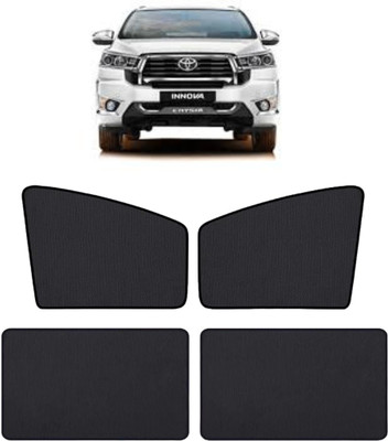 RAKRISH Rear Window, Side Window Sun Shade For Toyota Innova Crysta(Black)