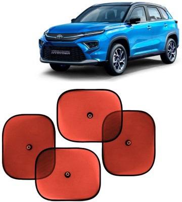 Kingsway Side Window, Rear Window, Dashboard, Sun Roof, Windshield Sun Shade For Toyota Urban Cruiser(Red)