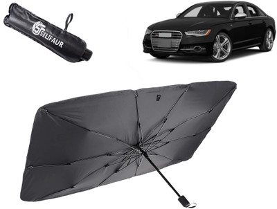 Selifaur Dashboard, Rear Window, Sun Roof, Windshield Sun Shade For Audi S6(Black)
