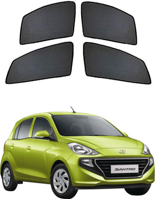 PEEPS STORE Side Window Sun Shade For Hyundai Santro(Black)