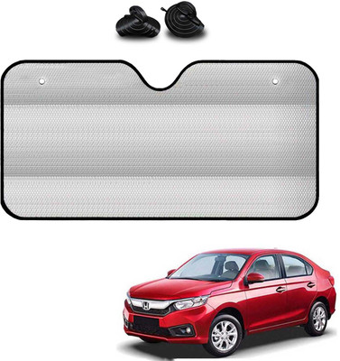 COSMOGEAR Windshield, Dashboard, Rear Window Sun Shade For Honda Amaze(Silver)