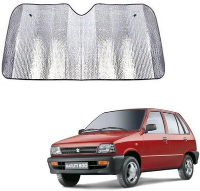 SPREADX Windshield Sun Shade For Maruti Suzuki 800(Silver)