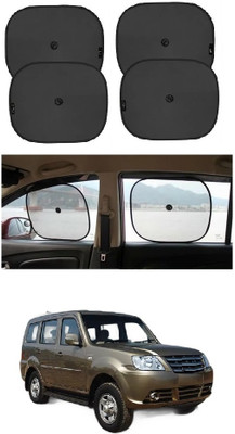 Suprozo Side Window, Rear Window Sun Shade For Tata Sumo Grande, Universal For Car(Black)
