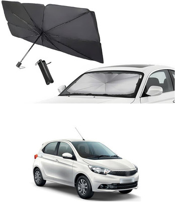 GONAMA Windshield Sun Shade For Tata Tiago(Silver)