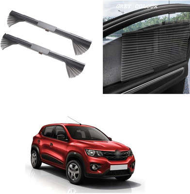 PRTEK Side Window Sun Shade For Renault Kwid(Grey)