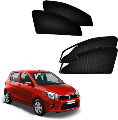 RAKRISH Rear Window, Side Window Sun Shade For Maruti Suzuki Celerio(Black)