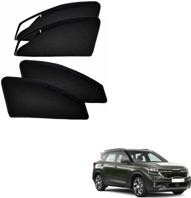 PEEPS STORE Side Window Sun Shade For Kia Seltos(Black)