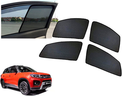 AUTO PEARL Side Window Sun Shade For Maruti Suzuki Brezza(Black)