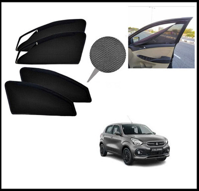 RAKRISH Rear Window, Side Window Sun Shade For Maruti Suzuki Celerio(Black)