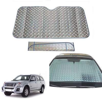 eXarioGadget Rear Window Sun Shade For Universal For Car Universal For Car(Silver)