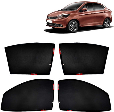 Kingsway Side Window, Rear Window Sun Shade For Tata Tigor(Black)
