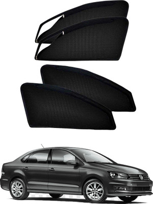 PEEPS STORE Side Window Sun Shade For Volkswagen Vento(Black)