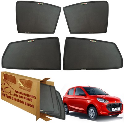 WolkomHome Side Window Sun Shade For Maruti Suzuki Alto K10(Black)