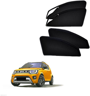 HARKRISH Side Window Sun Shade For Maruti Suzuki Ignis(Black)
