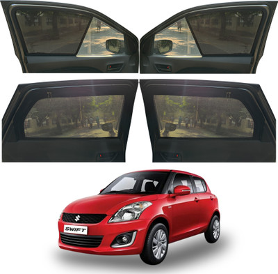 autoluxer Side Window Sun Shade For Maruti Suzuki Swift(Black)
