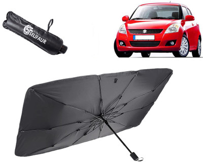 Selifaur Dashboard, Rear Window, Sun Roof, Windshield Sun Shade For Maruti Suzuki Swift(Black)