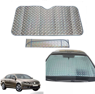 AUTO PEARL Dashboard, Windshield Sun Shade For Volkswagen Passat(Grey)