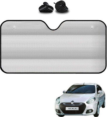 COSMOGEAR Windshield, Dashboard, Rear Window Sun Shade For Renault Scala(Silver)