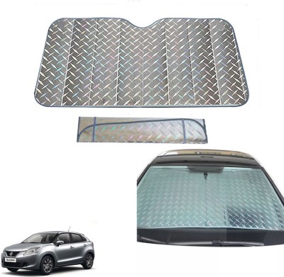 AUTO PEARL Dashboard, Windshield Sun Shade For Maruti Suzuki Baleno(Grey)