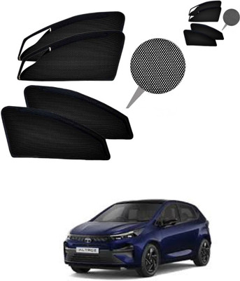 TOP VECHILE Rear Window, Side Window Sun Shade For Tata Altroz(Black)
