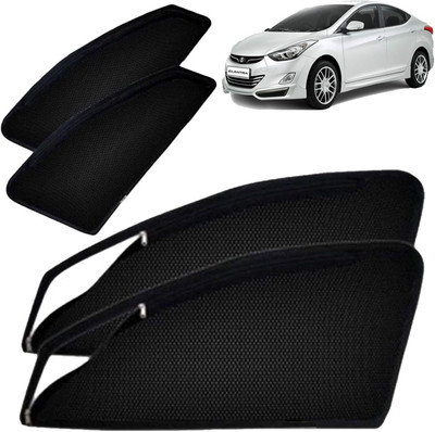 DreamRow Side Window Sun Shade For Hyundai Elantra(Black)