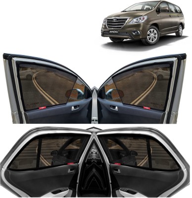 Kingsway Side Window, Rear Window Sun Shade For Toyota Innova(Black)