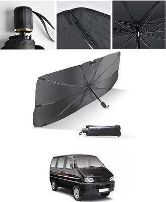 AYW Windshield Sun Shade For Ford Ecosport(Black, Silver)