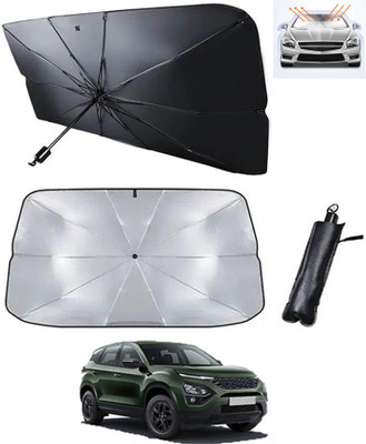 MATIES Windshield Sun Shade For Tata Harrier(Silver)