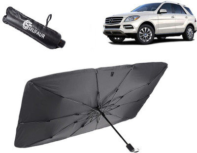 Selifaur Dashboard, Rear Window, Sun Roof, Windshield Sun Shade For Mercedes Benz ML350(Black)