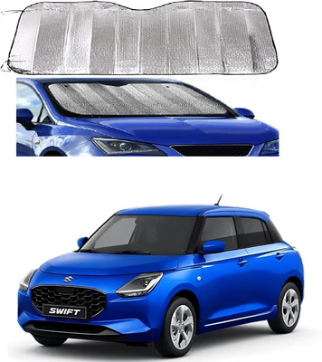 ROSHNEER ENTERPRISES Windshield Sun Shade For Maruti Suzuki Swift(Silver)