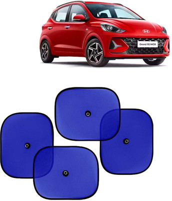Kingsway Side Window, Rear Window, Dashboard, Sun Roof, Windshield Sun Shade For Hyundai Grand i10 NIOS(Blue)